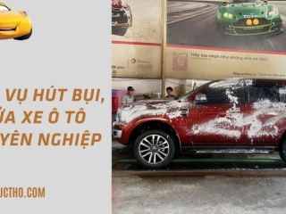 Dịch vụ hút bụi, rửa xe chuyên nghiệp tại garage Đức Thọ quận Tân Phú