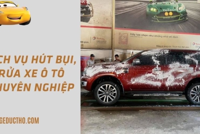 Dịch vụ hút bụi, rửa xe chuyên nghiệp tại garage Đức Thọ quận Tân Phú