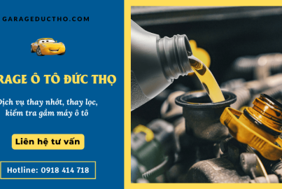 Dịch vụ thay nhớt, thay lọc, kiểm tra gầm máy ô tô tại Garage Đức Thọ quận Tân Phú