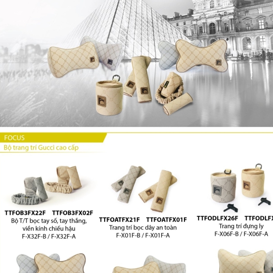 GỐI ĐẦU - LÓT GHẾ - SP NỘI THẤT Ô TÔ