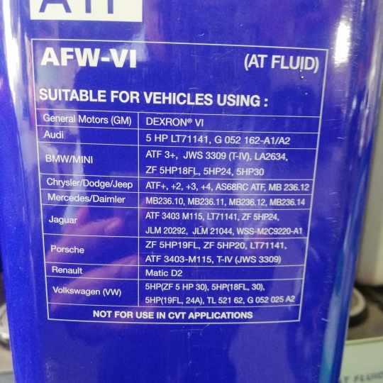 NHỚT HỘP SỐ TỰ ĐỘNG CAO CẤP AISIN 